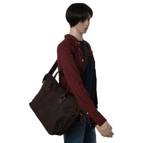 Troop London Weekender dark brown