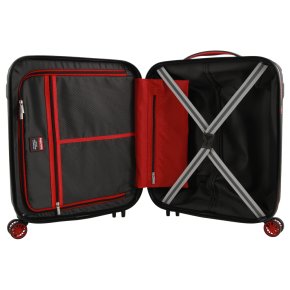 Travelite Vector 4w S Trolley schwarz