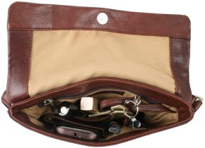 Saccoo BRANCOS kleine Schultertasche choco