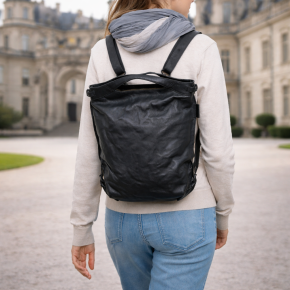 Aunts & Uncles MRS. CRONUT Rucksack/Schultertasche black smoke