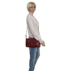 Augenthaler & Heberer THETYS Schultertasche rubino/applegreen