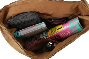 FredsBruder HAPPINESS Schultertasche dry tobacco