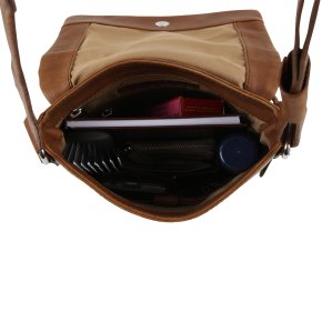 Saccoo Ricon Schultertasche brandy