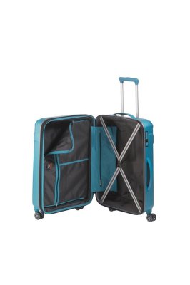 Travelite Vector 4w M Trolley türkis