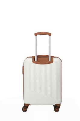 Travelite BALI Trolley S 4w weiss / cognac