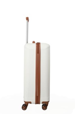 Travelite BALI Trolley M 4w weiss/cognac