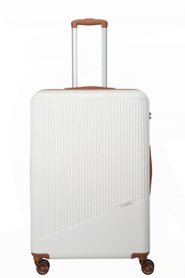 Travelite BALI Trolley 4w L weiss/cognac