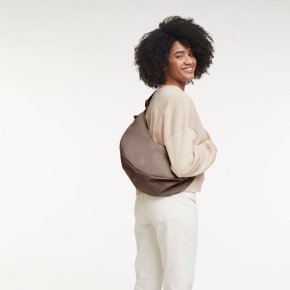 GOTBAG. Moon Bag monochrome large oyster