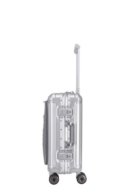 Travelite NEXT 4w Trolley S Vortasche silber