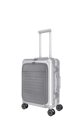 Travelite NEXT 4w Trolley S Vortasche silber