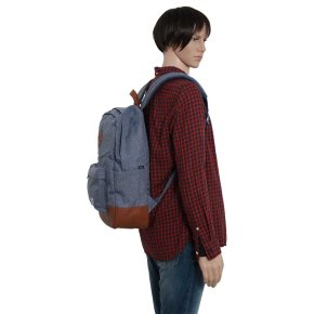 HERSCHEL HERITAGE CHAMBRAY crosshatch/tan