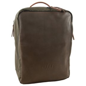 Nagoya Rucksack 15" Lederfront fallen rock