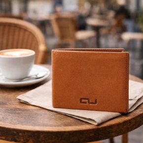 Aunts & Uncles JONNE Scheintasche mit Klappe hoch cognac