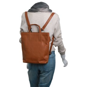 Aunts & Uncles MOMBIN Rucksack/Schultertasche cognac