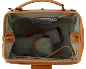 Aunts & Uncles Mrs. Custard Pie Bügel-Handtasche satin brass
