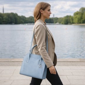 IMDUTCH CAMBRIDGE 14  Handtasche celestial blue