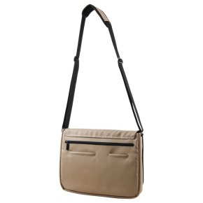 Bree PNCH 49 messenger bag silver milk