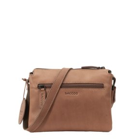 Saccoo Tre Schultertasche cognac