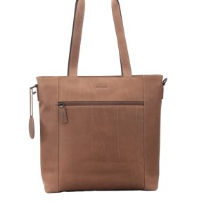 Saccoo Compras Schultertasche cognac