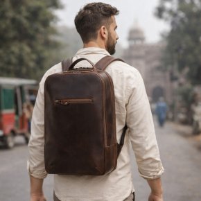 BUCKLE & SEAM Leon Rucksack braun/dots