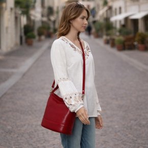 Gianni Conti Ledertasche rosso