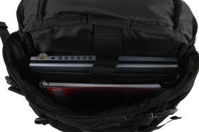 EASTPAK TOPFOLD Laptoprucksack black