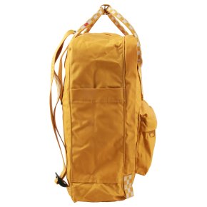 FJÄLLRÄVEN KANKEN Rucksack ochre-chess pattern