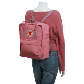 FJÄLLRÄVEN KANKEN Rucksack pink-long stripes