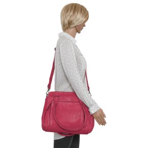 FredsBruder RISE UP Schultertasche dark pink