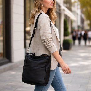 FredsBruder Bandolin Small Hobo Bag black