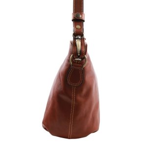 Gianni Conti Schultertasche tan/cognac