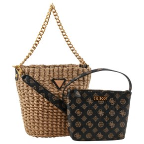 Guess LILICA bucket brown logo