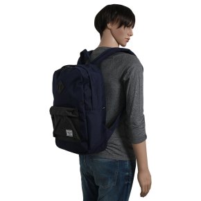 HERSCHEL HERITAGE Rucksack mit Laptopfach PEACOAT/black