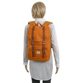 HERSCHEL LITTLE AMERICA MID Rucksack buckthorn brown