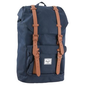 LITTLE AMERICA MID Rucksack peacock/saddle brown