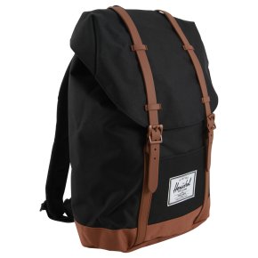 HERSCHEL RETREAT Rucksack black/saddle brown