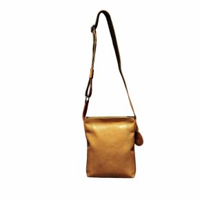 Saccoo Badajo Schultertasche cognac