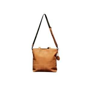 Saccoo Compras Schultertasche cognac