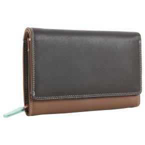 mywalit Medium Flap Zip Damenbörse mocca