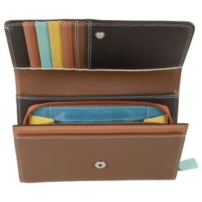 mywalit Medium Flap Zip Damenbörse mocca