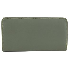 mywalit Tri-fold Zip Damenbörse olive