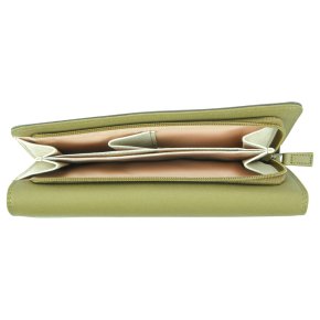 mywalit Tri-fold Zip Damenbörse olive