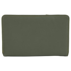 mywalit Medium Tri-fold Zip Damenbörse olive