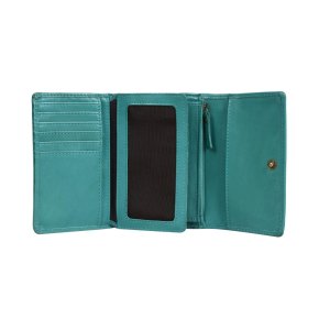 MAITRE STEINBACH Doris Damenbörse turquoise
