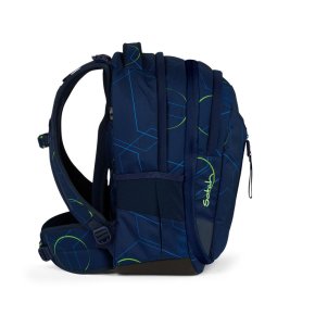 Satch Match Schulrucksack blue tech