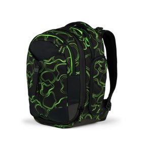 Satch Match Schulrucksack green supreme