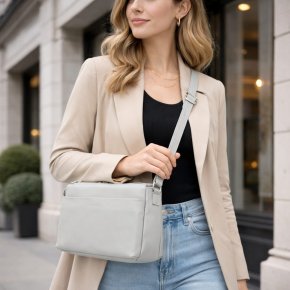 Picard  TIMELESS Schultertasche kiesel