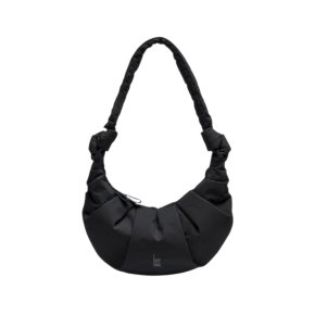 GOTBAG. PLEAT Moon bag small black