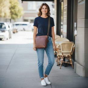 Saccoo Grenada Schultertasche chestnut