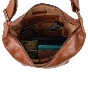  Bonaire L Beuteltasche cognac